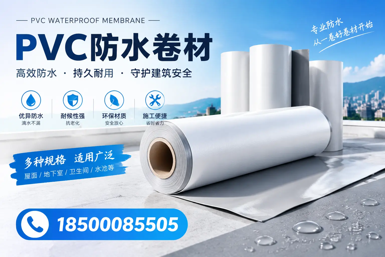 如何选择适合的PVC防水卷材？专家为您解答石河子的需求